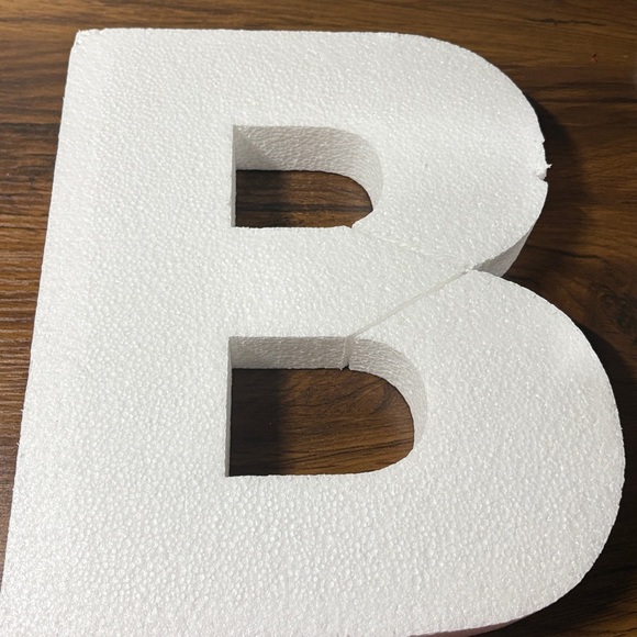 White Foam Letters R D B J - Picture 7 of 7